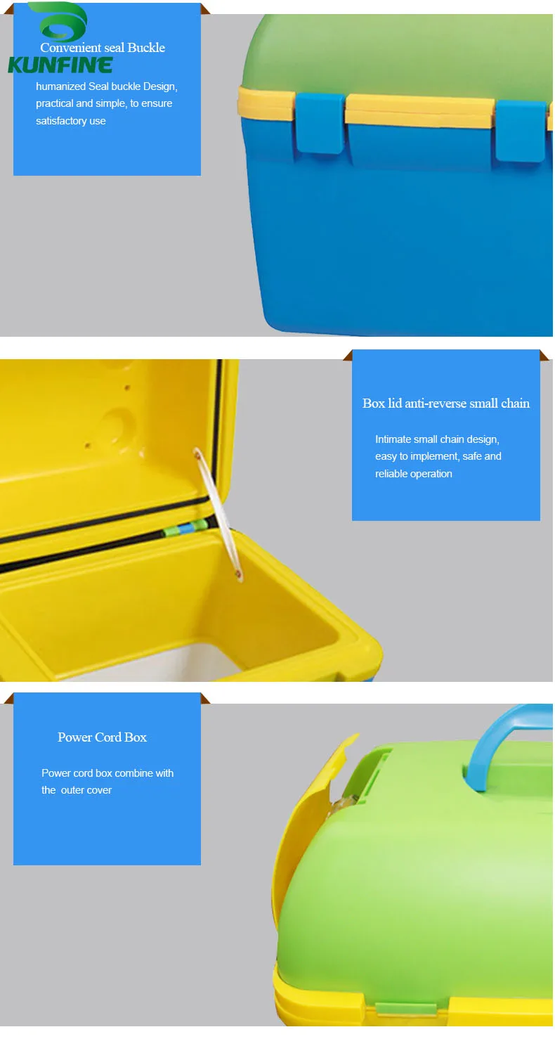 KUNFINE DC 12V24V 110-240V AC Car Refrigerator Multi-Function Fridge Compressor Vehicel Protable Refrigerator Freezer Cooler PN-18-1 (11)
