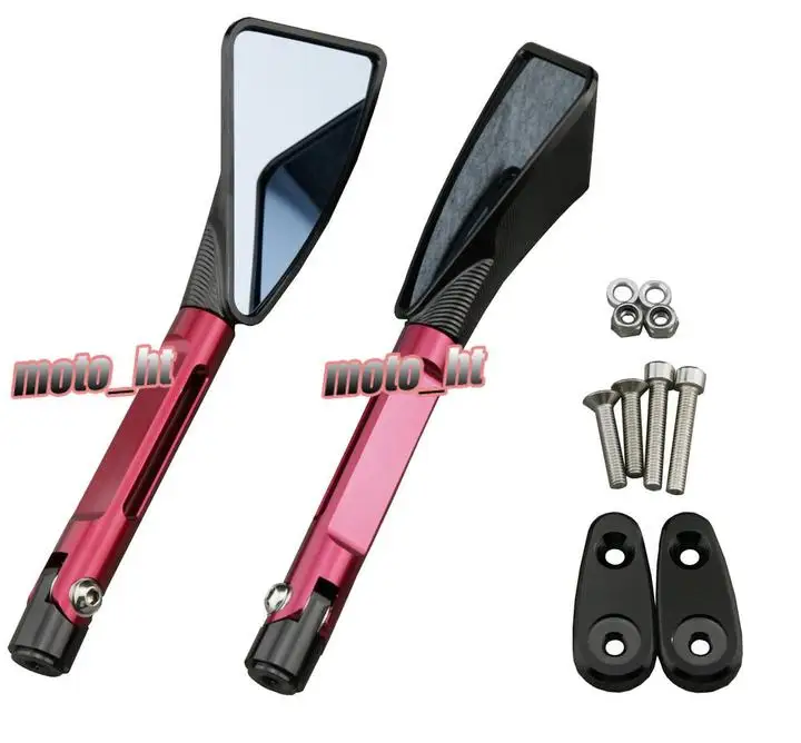 CNC Rear View Side Rearview Wing Mirrors Assembly , Left & Right Motorcycle Spare Parts Accessories