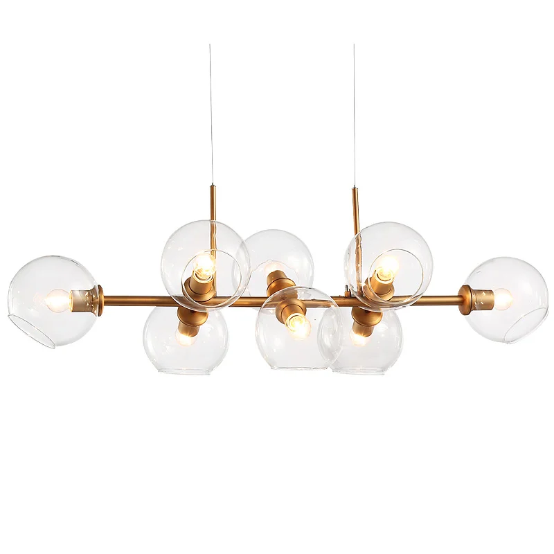 Straight 8/12 Light Glass Globe Beans Chandelier Drope Light For Dining Room Lustre E27 Led Chandelier Lamparas Lighting Straight 8/12 Light Glass Globe Beans Chandelier Drope Light For Dining Room Lustre E27 Led Chandelier Lamparas Lighting