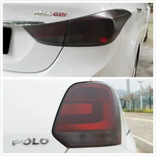 Автомобиль противотуманных фар Задний фонарь Оттенок Фильм Стикеры для VW POLO Golf 4 5 6 7 GTI Passat b5 B6 JETTA MK5 MK6 CC EOS Touareg Beetle