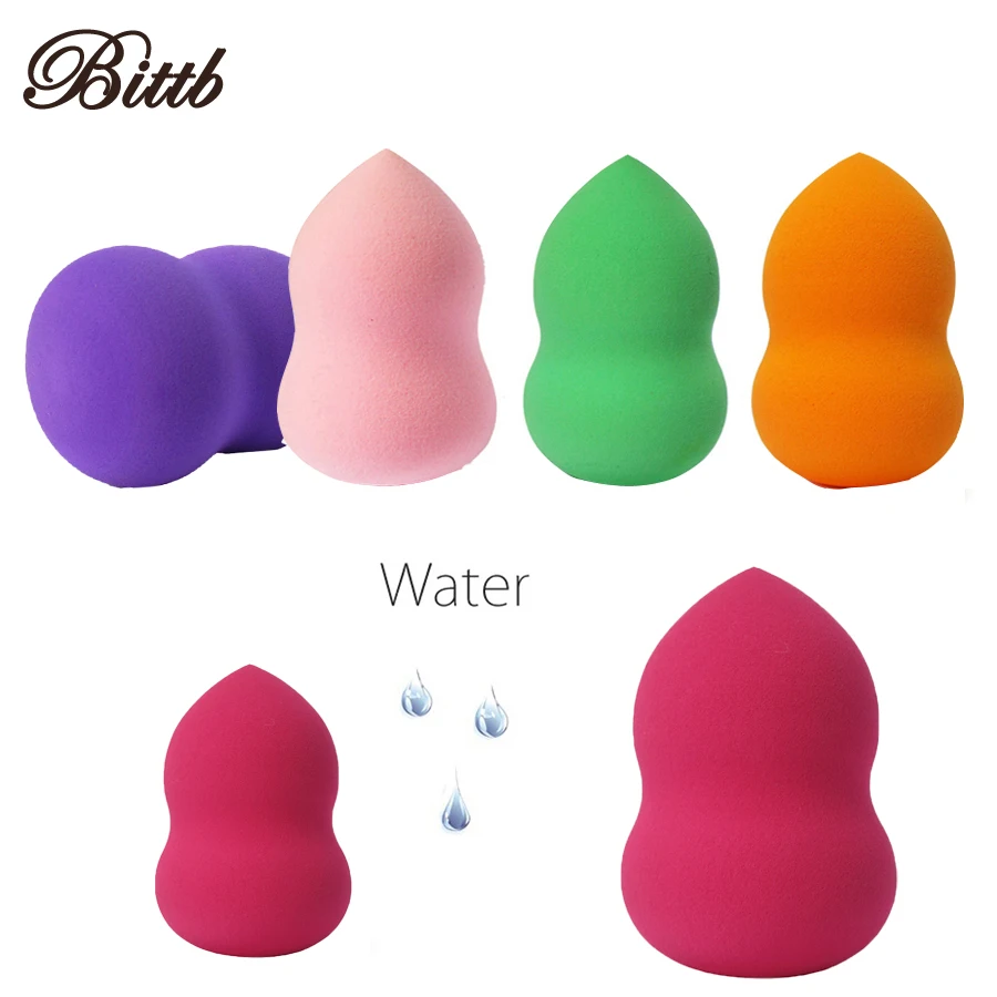 

Bittb 3Pcs Makeup Sponge Foundation Latex Free Cosmetic Puff Maquiagem Make up Sponge Beauty Tools Facial Contour Powder Puff