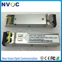 1,25G 1550 нм 40 км CWDM SFP приемопередатчик с DDM, 1,25G 1270-1610nm двойной волоконный LC CWDM SFP оптический модуль с функцией DOM