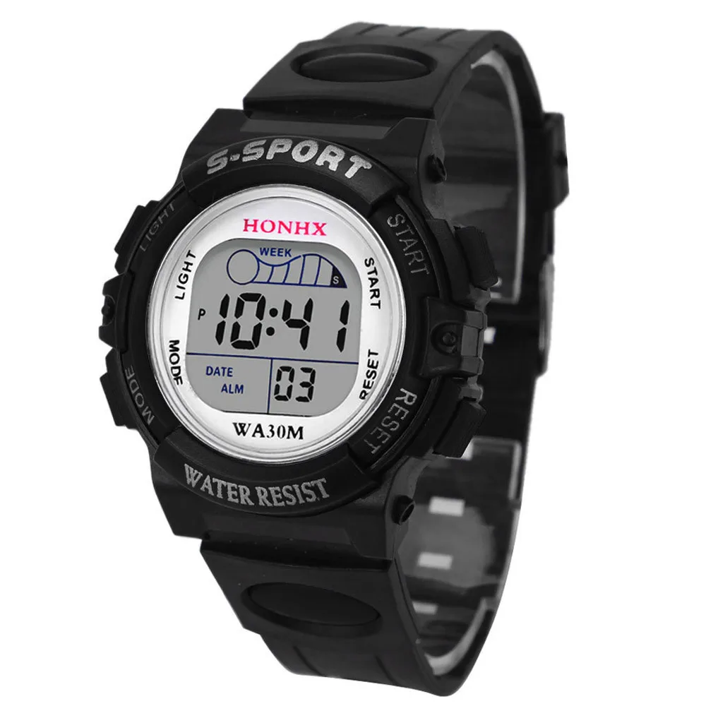 

Children Kid Girl Boy Watch Digital Multicolor Optional LED Sports WristWatch дтк SAAT reloj nia montre enfant relgio infantil