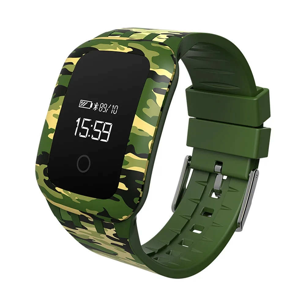 

Best Price clock Smart watches Military camouf Sport Waterproof Bluetooth smartwatch Phone Mate For Android FOR IOS 2mar7