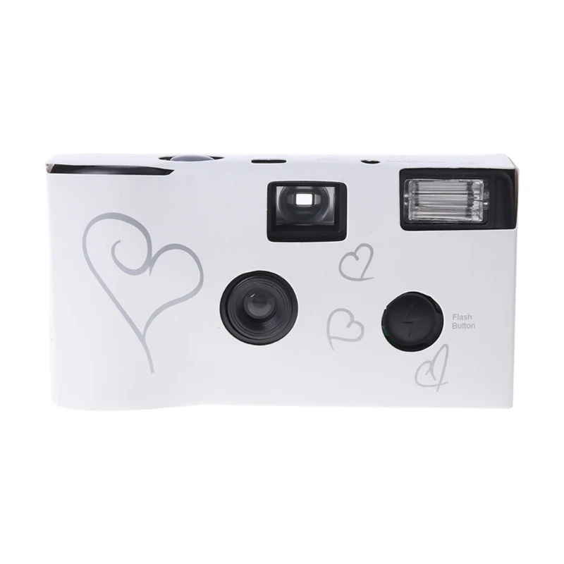 New Film Camera 36 Photos Power Flash HD Single Use One Time Disposable Film Camera Party Gift hot