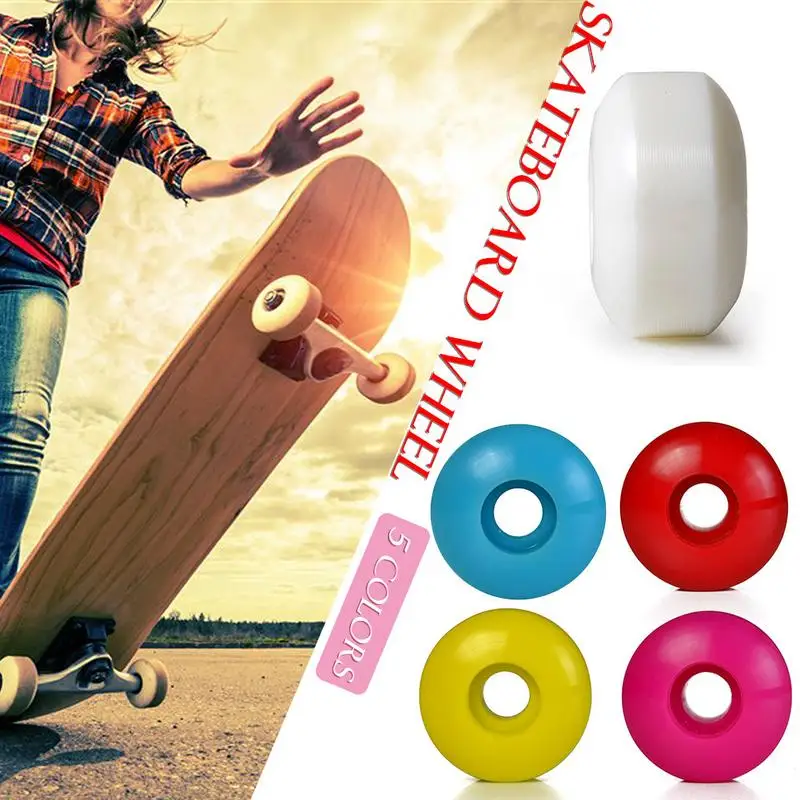 

1PCS skateboard wheel double tilt action brush street wear wheel multicolor 100A car line PU wheel