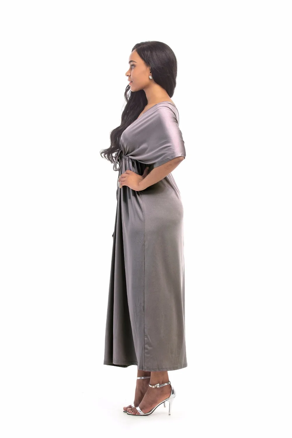 Глубокий v-образный вырез вечерние платья для беременных женщин элегантное беременность женкое Платье Gravidas Одежда Лето