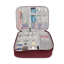 Простое дорожное цифровое устройство сумка для проводов USB флэш-зарядное устройство Органайзер цифровые линейные устройства принадлежности для больших сумок