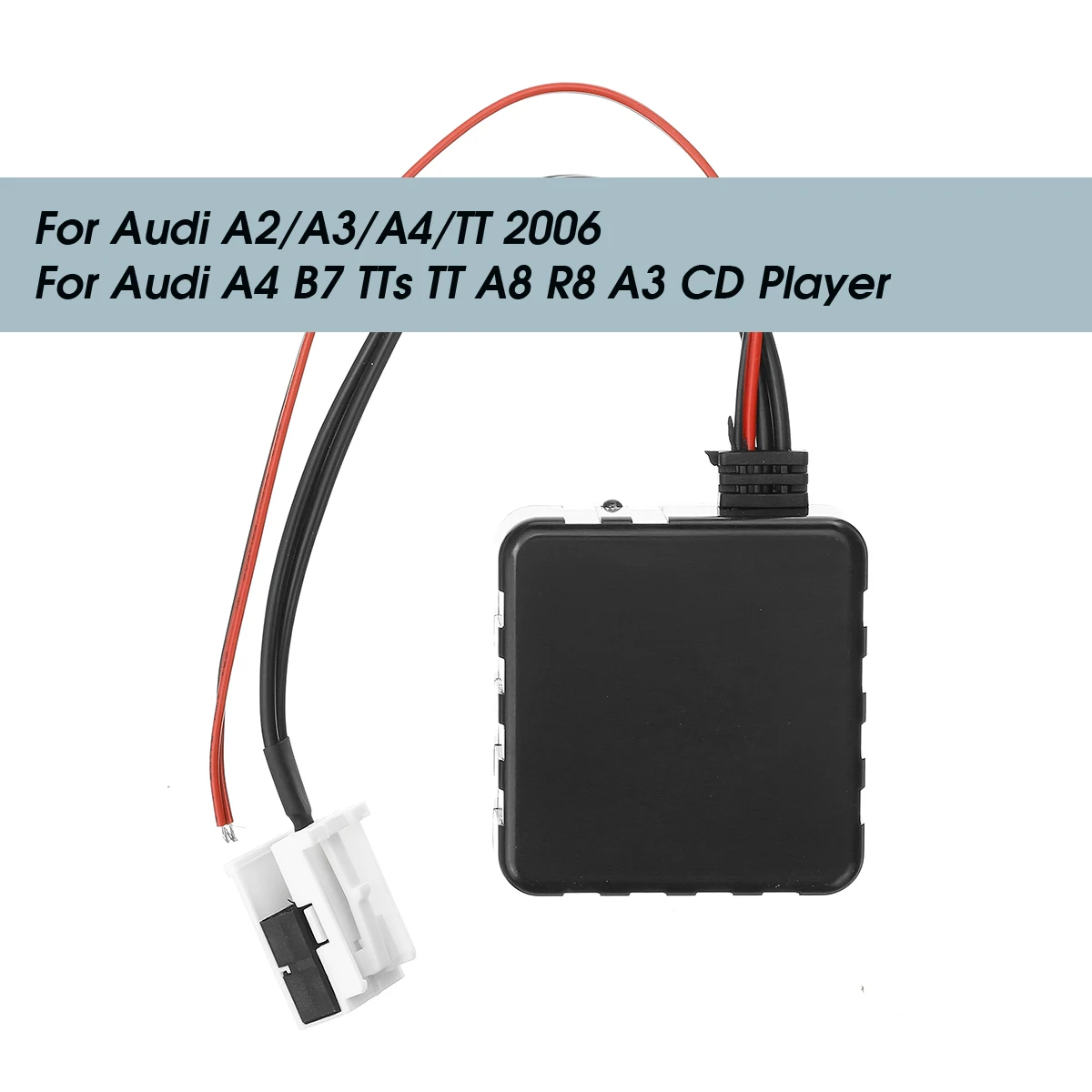 

Car bluetooth AUX Audio Input Aux Radio Media Adapter Module Cable For Audi A2/A3/A4/TT 2006
