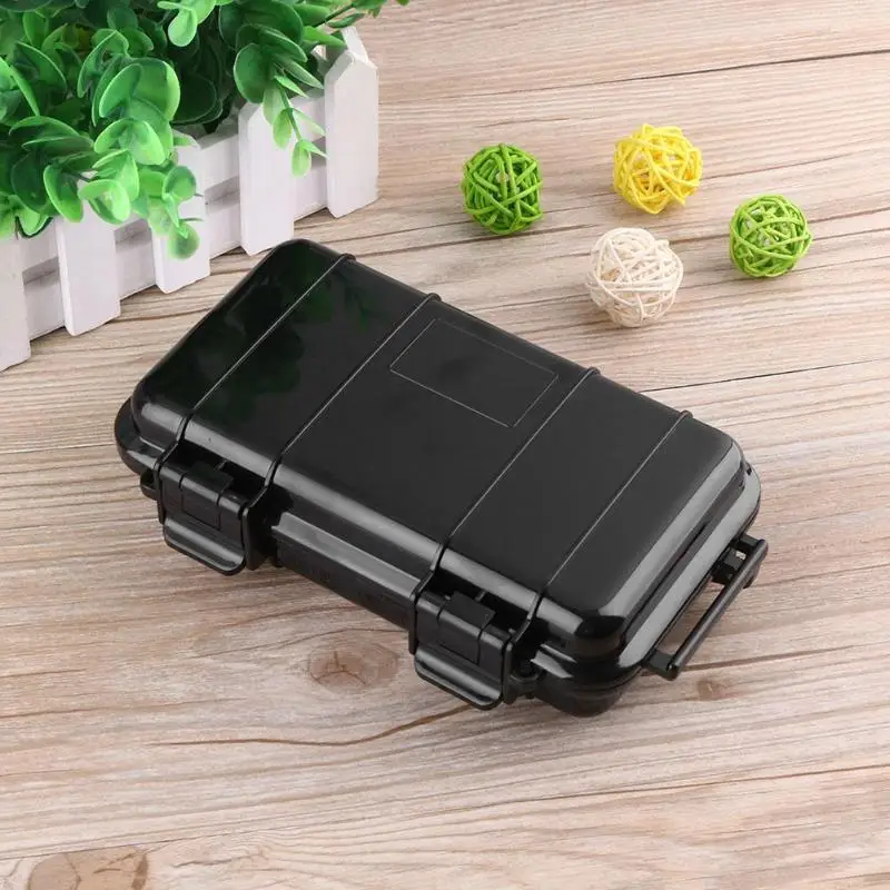 2 Pcs Small Waterproof Case With Foam – Small Dry Box Waterproof, Shockproof Drybox 4.92x2.95x1.53", Compact & Easy To Carry Camping Survival Kit