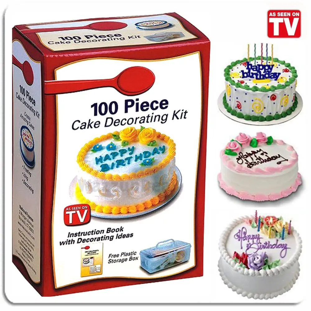 Betty Crocker 100 Piece Cake Decorating Kit Home Diy Set Box Pack