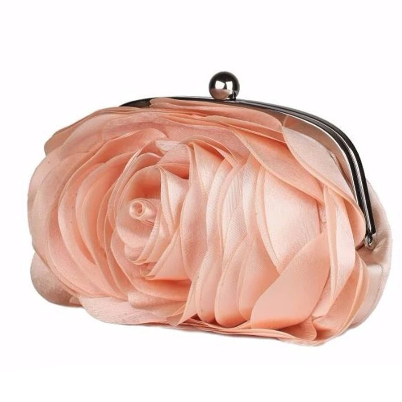 2019 Luxury 3D Flower Evening Bag Print Three-Dimensional Day Clutch Women Party Wedding Dinner Handbag Famous Women Clutches