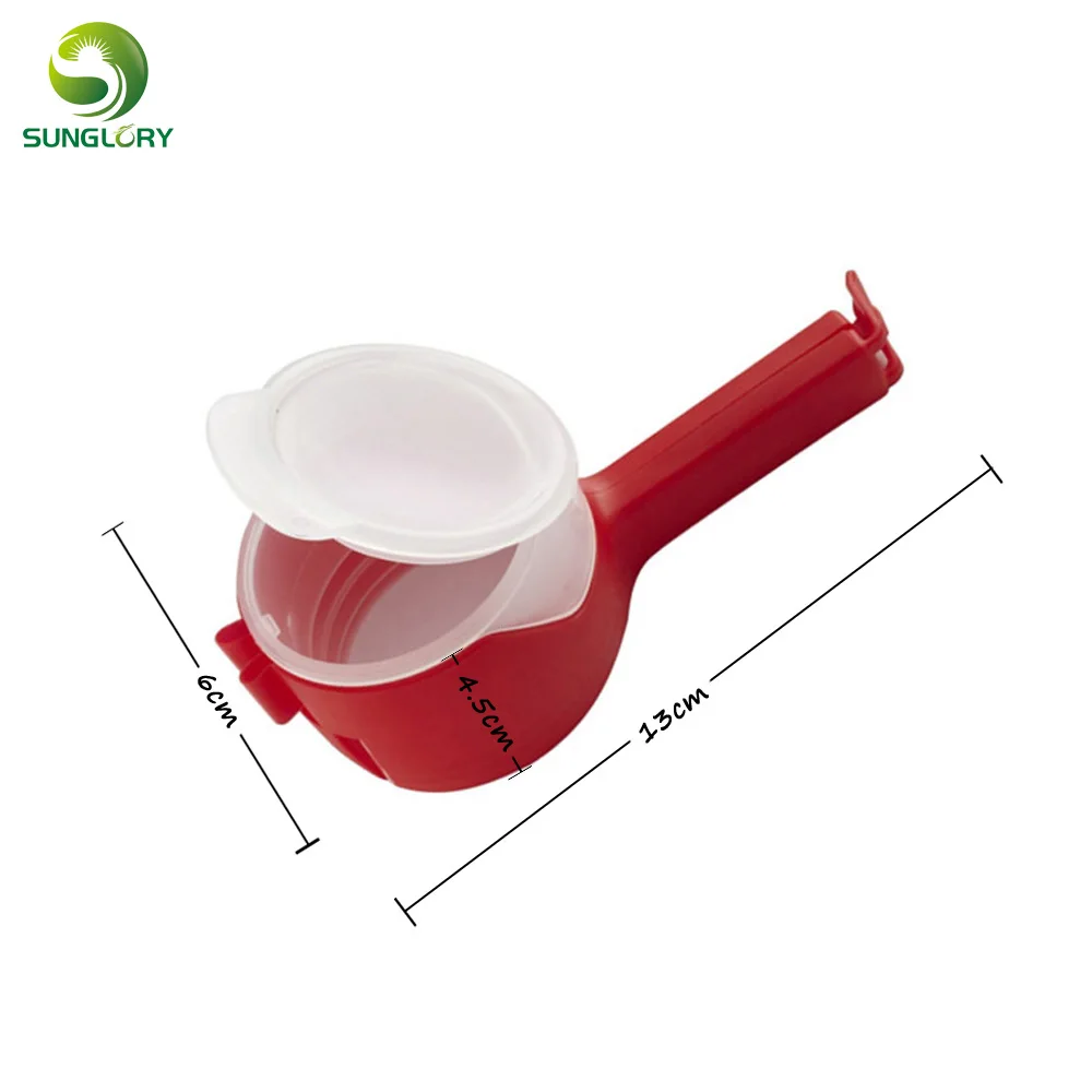 Seal Pour Food Storage Bag Clip Snack Sealing Clip Fresh Keeping Sealer Clamp Plastic Helper Food Saver Travel Kitchen Gadgets