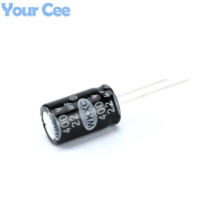 10 pcs Electrolytic Capacitors 400V 22UF 13X21MM Aluminum Electrolytic Capacitor