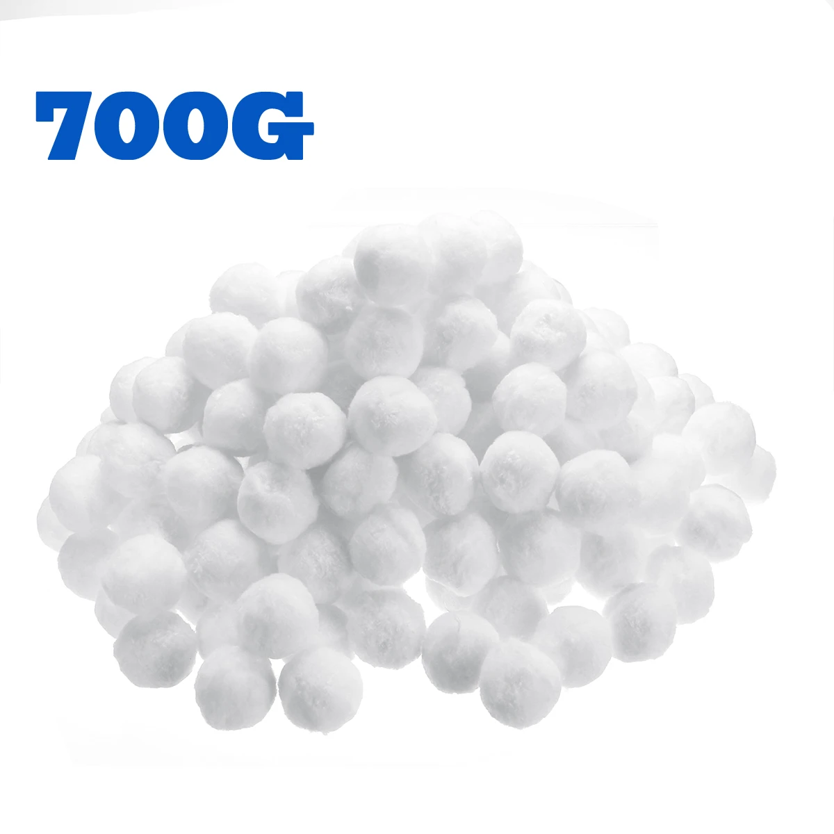 

700g Swimming Pool Cleaning Equipment Filter Media Net Bag Filter Fiber Ball Water Purification Fiber Balls Dropping