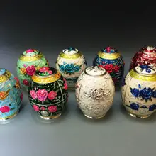 8 фото Китайский классический ручной работы Европейский стиль яйцо форма Автоматическая Подставка Для Зубочисток