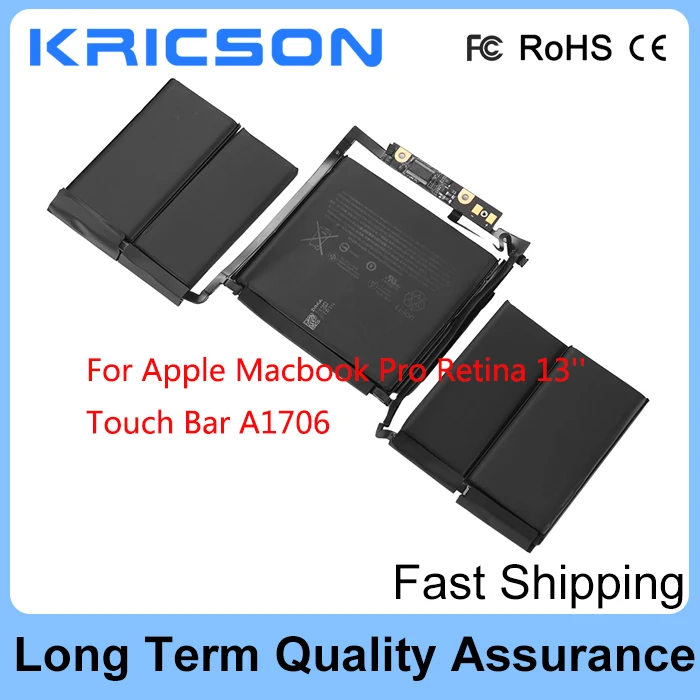 

NEW Genuine A1819 Battery For Apple Macbook Pro Retina 13'' Touch Bar A1706 2016 2017 Model