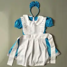 Костюмы на Хэллоуин для маленьких девочек; Детские Вечерние платья с героями мультфильмов «Алиса в стране чудес» для маленьких девочек; детская одежда