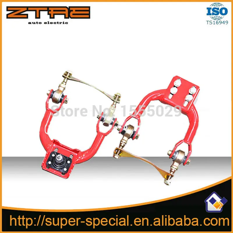 

FRONT UPPER CONTROL CAMBER ARMS Red + Bushing Kits for 92-95 HD Civic Acura