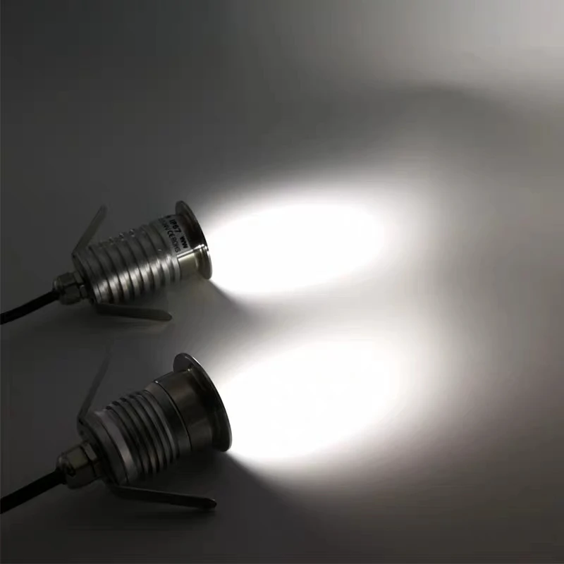 12 V 24 V IP67 1 W 3 W LED Einbau Deck Boden Licht Im Freien Wasserdichte Garten Unterirdischen LED Licht lampe Boden Landschaft Beleuchtung