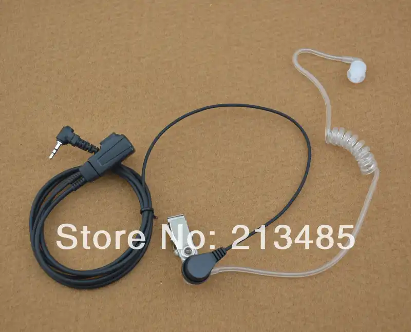 Generic Oreillette de s/écurit/é avec cordon flexible pour radio Ham 2.5 mm