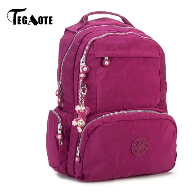 TEGAOTE, женские рюкзаки, школьный рюкзак для девочек-подростков, Mochila Feminina Escolar, нейлоновый рюкзак для путешествий, для ноутбука, женский рюкзак, Sac A Dos