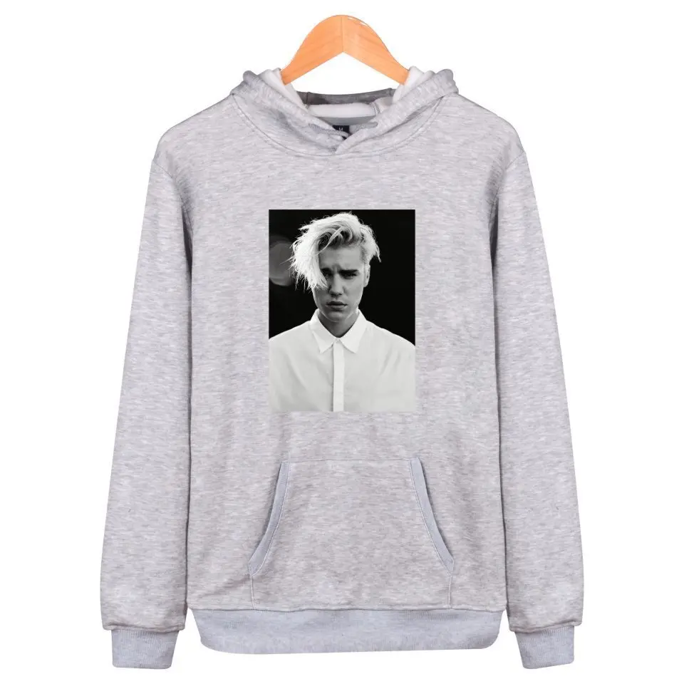 Justin Bieber Hoodies With Cap NewStyle Fashion Men/Women Clothing Hooded Sweatshirt Unisex Kpop Hoodies Plus Size Justin Bieber