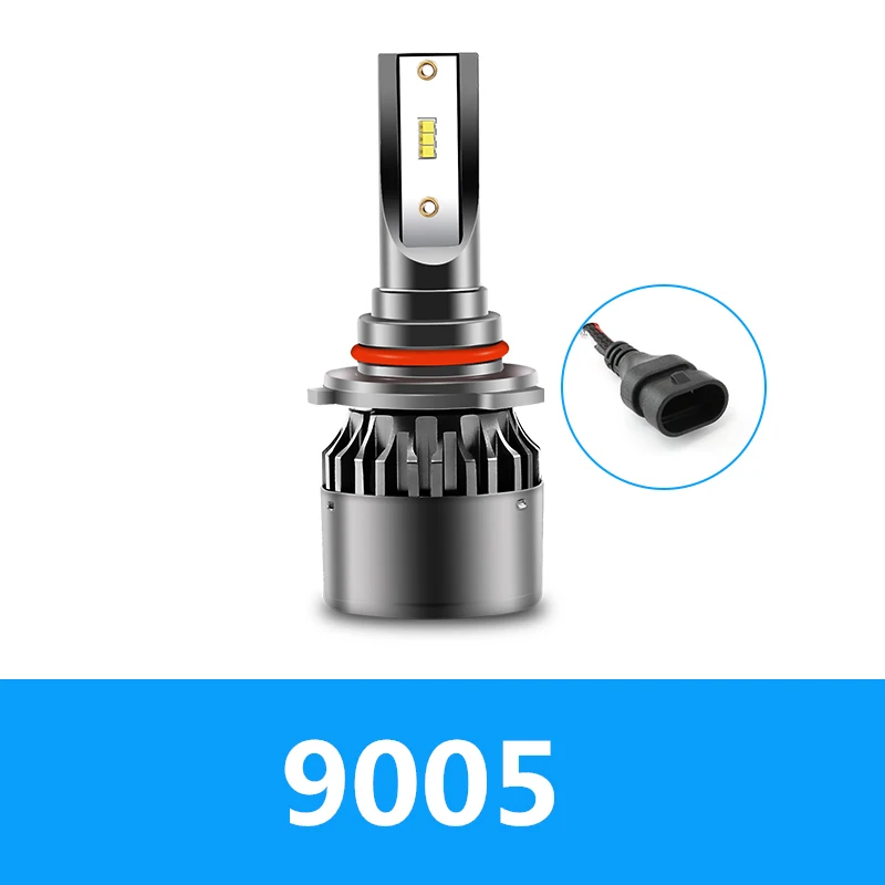 New 2Pcs LED Car Headlight Bulbs H1 H4 H7 H11 9005 9006 9012 6500K 8800LM Led Headlamps With High/Low Beam High Brightness - Испускаемый цвет: 9005