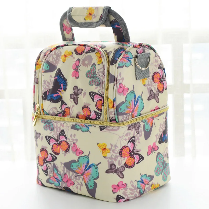 Baby Insulation Breast Milk Bags Fox Double Layer Waterproof Mummy Feeding Milk Food Fruit Storage Shoulder Bag Warm Tote BB5108 (14)