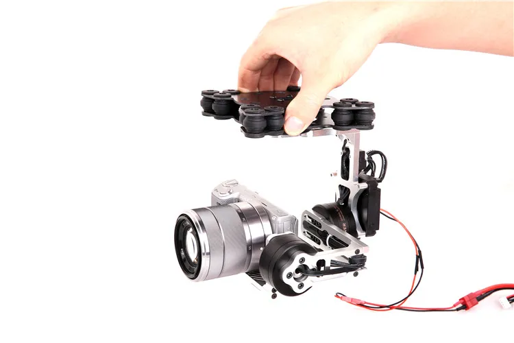 MOY 3-осевой бесщеточная Карданная камера w/32bit контроллер AlexMos мотор для bmpcc sony NEX5/6 Plus/7 BMPCC G4 FPV аэрофотография