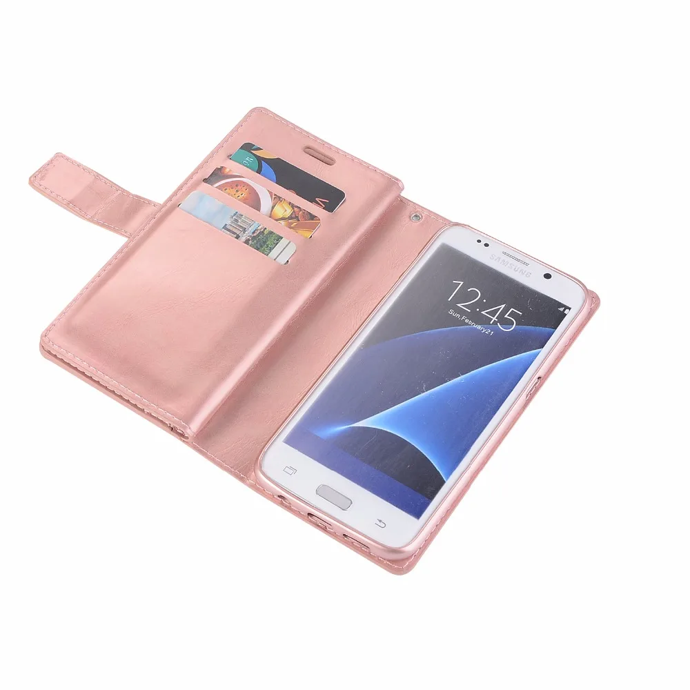 Чехол Кошелек Haissky для Samsung Note 8 S7 edge S8 Plus Женский кожаный чехол аксессуары|case for