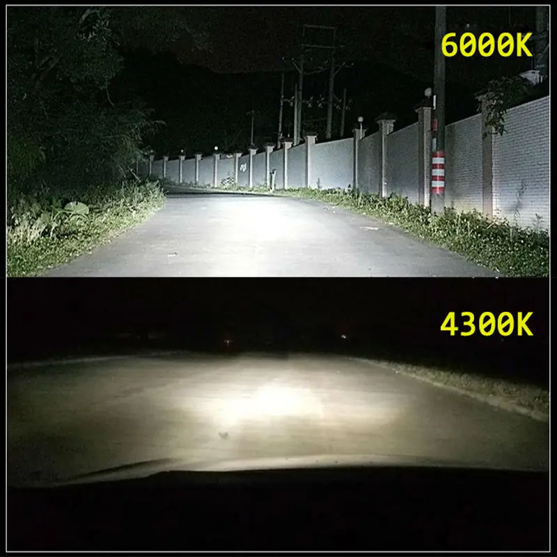 Ксенон 4300к светит желтым