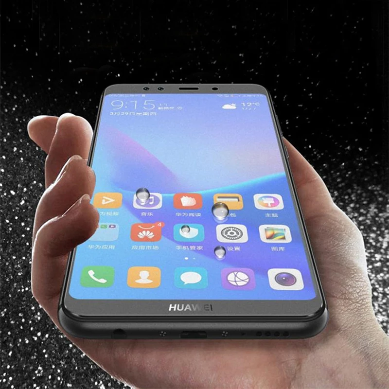 Закаленное матовое стекло EXUNTON для Huawei Honor 7X 7A 7C Pro 9H защита экрана Y6 2018|Защитные