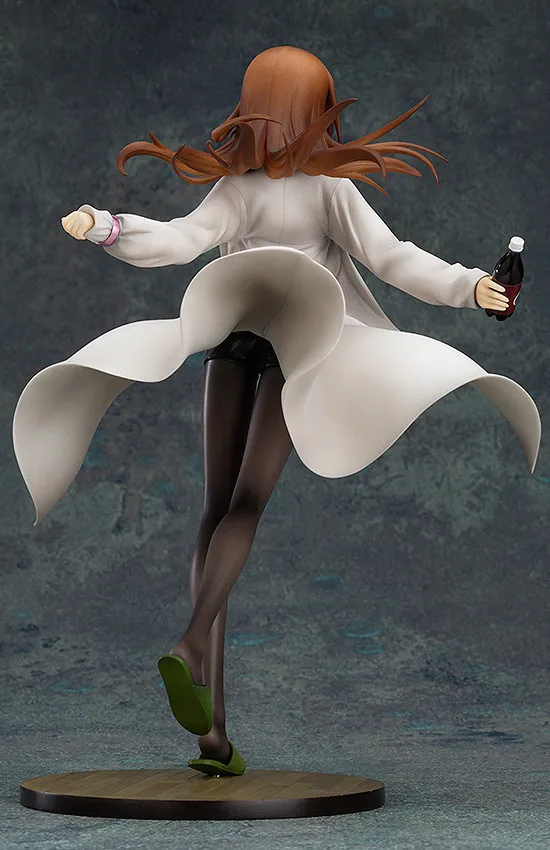 Японское аниме Steins Gate 21 см Makise Kurisu ПВХ фигурка лабораторного члена 004 1/8 Масштаб Окрашенные модели коллекция игрушек