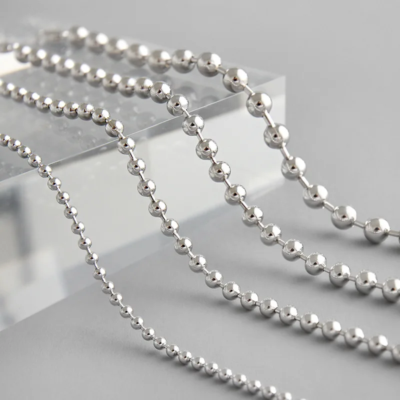 2 мм 3 мм 4 мм 5 мм Аутентичные 925 стерлингового серебра полированные Лаки круглые Геометрические манжеты цепи браслет отрегулировать тонкие ювелирные изделия TLS102