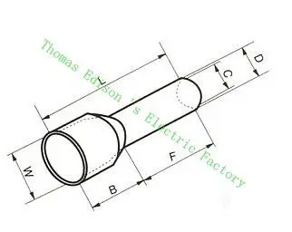 DIANQI E7508 100 шт./упак. трубки Изоляционные изолированные клеммы 0.75MM2 кабель провода разъем изоляционные обжимной терминал разъем для электронных сигарет