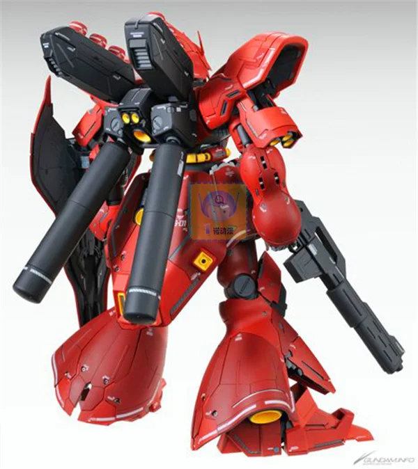 Японская Bandai оригинальная модель Gundam MG 1/100 SAZABI NEO ZEON MSN-04 Ver. Ka модель робота Unchained мобильный костюм детские игрушки