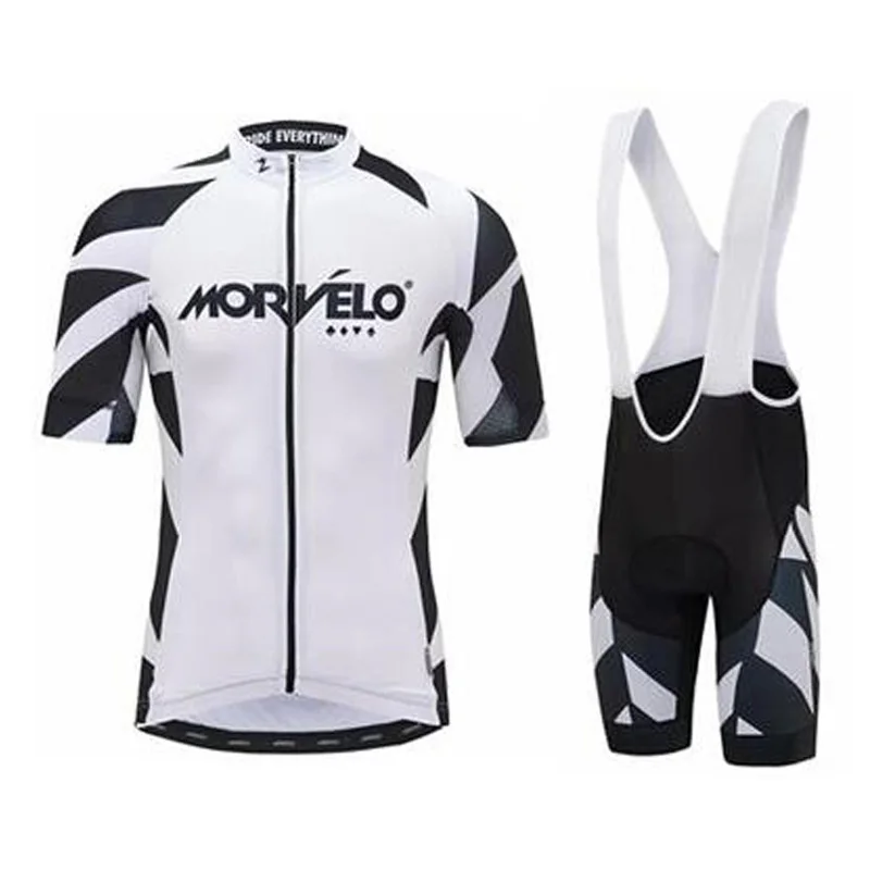 Команда Morvelo велосипедная одежда 3D гелевые прокладки нагрудник шорты трикотажный комплект для велоспорта быстросохнущие Мужские дышащие pro Maillot Culotte K122008