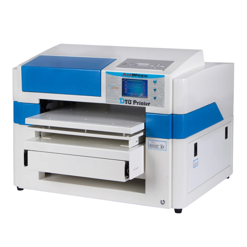  Wide format A2 textile t-shirt printer with 3d efffort flatbed printing machine for farbic