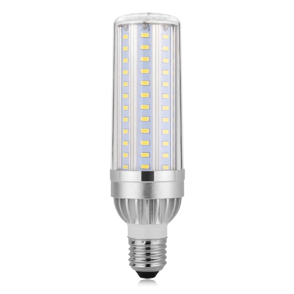 

More Bright Aluminium Fan Cooling High Power 220V LED Bulb Corn Lamp 5730 E26 110V High Lumen Energy saving Light E27 Smart IC