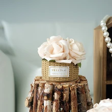 Искусственное шампанское розовый торт поддельные модели глина цветок 7,5*8,5 см игрушечный торт украшения для витрины фотографии