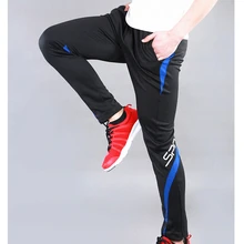 Новое поступление, спортивные детские штаны для футбола, обтягивающие мужские брюки для волейбола, штаны на молнии, Ropa Running Hombre, красные S-4XL