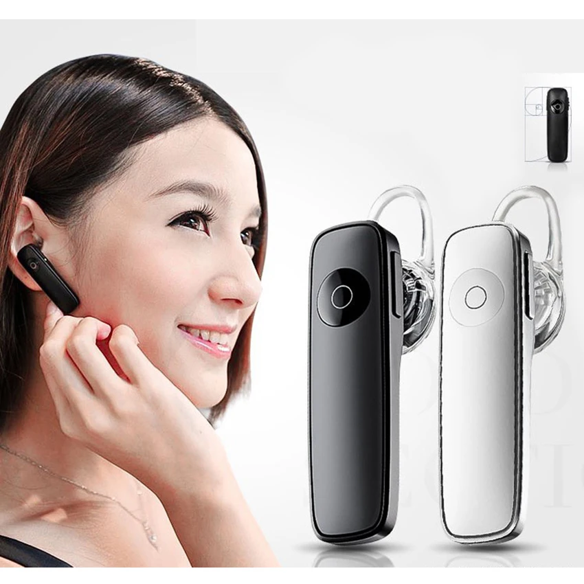 Беспроводная Bluetooth гарнитура с микрофоном и регулировкой громкости|Наушники