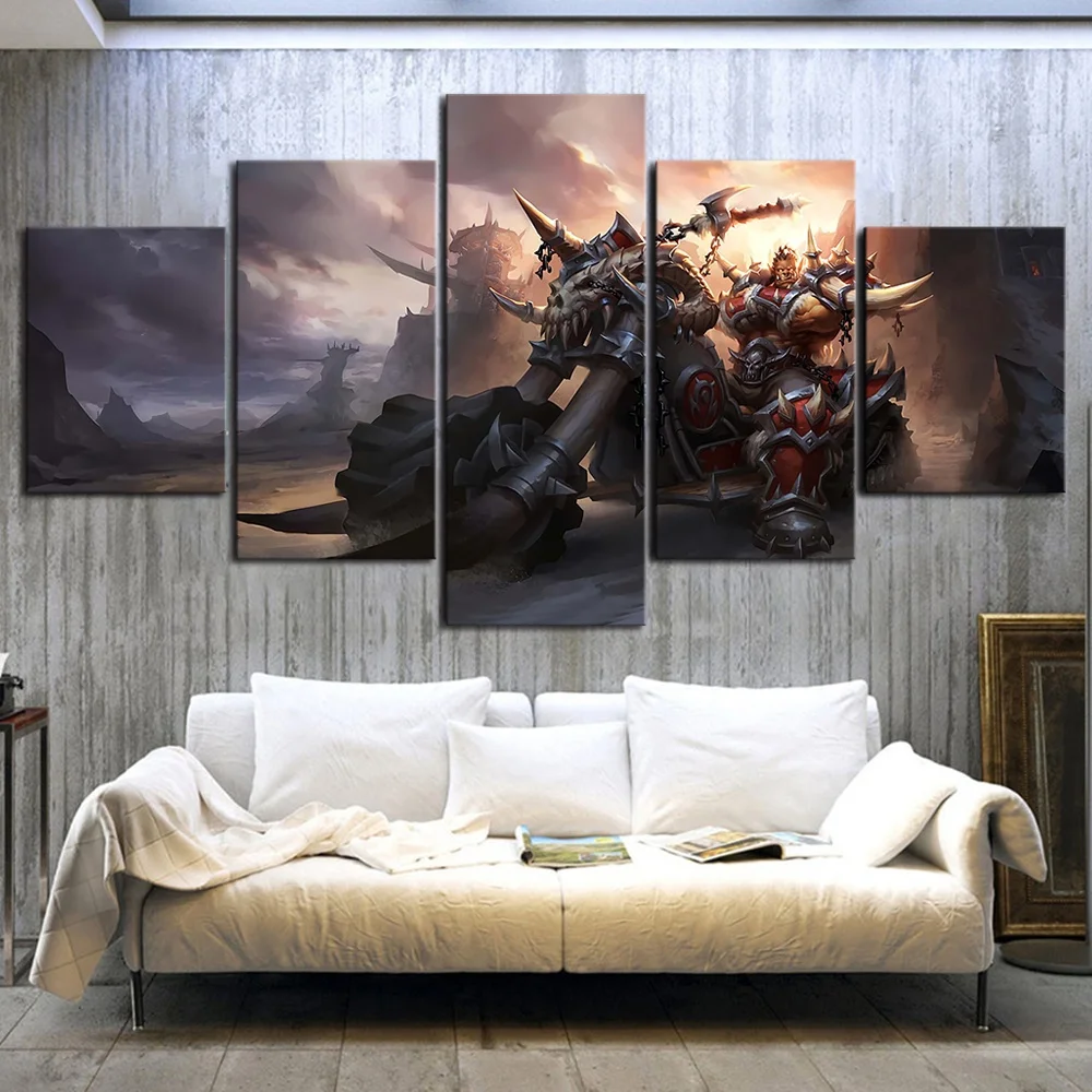 5 шт. настенный постер World of Warcraft|Рисование и каллиграфия| |
