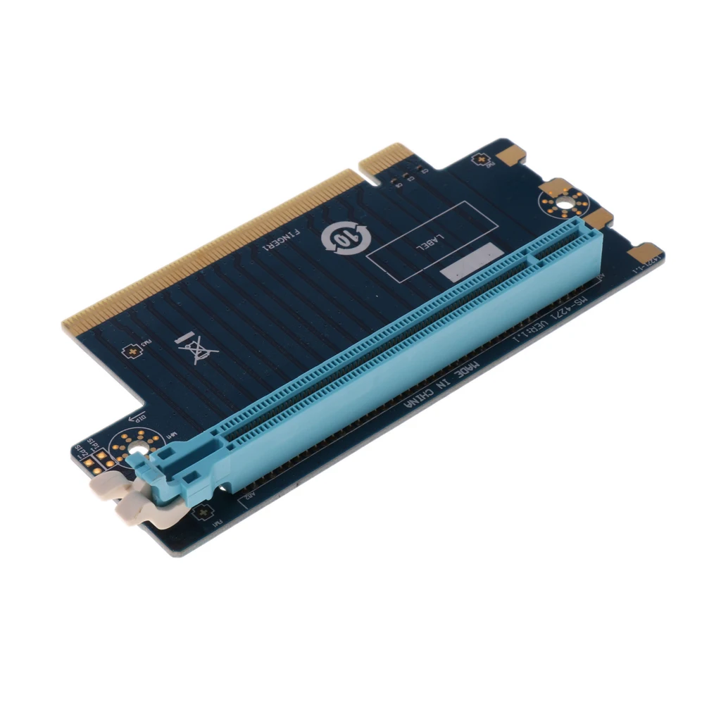 Dovewill PCI Express Expansion PCI-E 16X 90 Degree Adapter Riser Card Converter