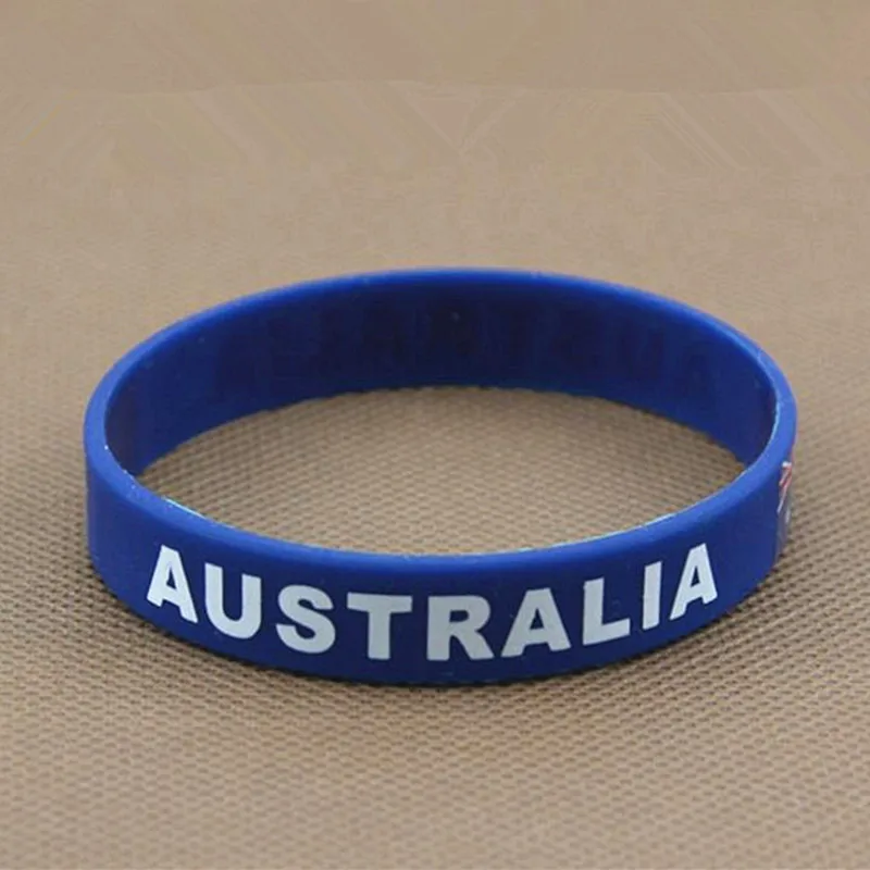 Aliexpress 2pcs Australia Flag Sport Silicone Wristbands Aliexpress 2pcs Australia Flag Sport Silicone Wristbands Elastic Hologram Bracelet Wrist Band Rubber Men Bangle Accessories Gifts From