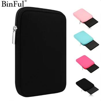 

BinFul Soft Tablet Liner Sleeve Pouch Bag for iPad Mini 1/2/3/4 Air 1/2 Cover Case for iPad Pro 9.7 New iPad 9.7 for Kindle 6