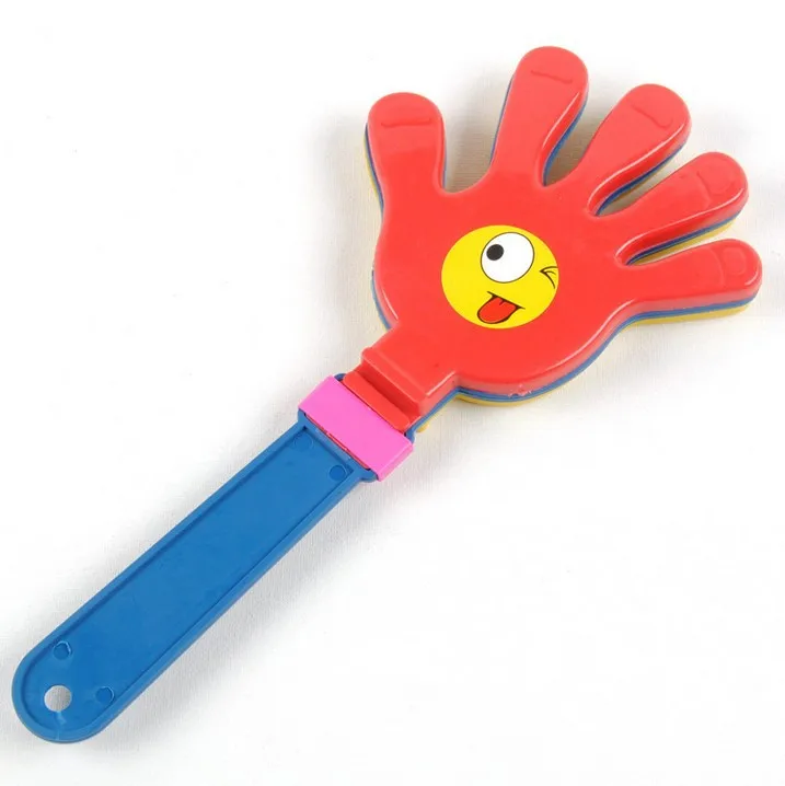 1 pcs قطع/دفعة من البلاستيك التصفيق اليد التصفيق لعبة المشجع اطفال الموسيقى لعب اطفال اللعب لعب التصفيق