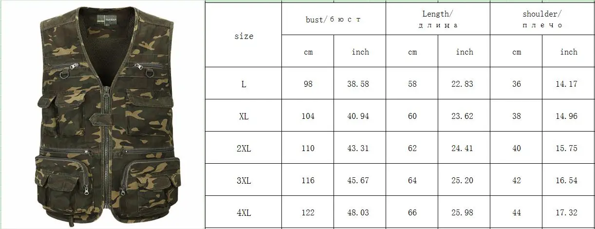 Военный мужской летний Камуфляжный жилет, пальто для отдыха, большой размер, мужские жилетки, Coletes Masculino, с v-образным вырезом, рабочие жилеты k355