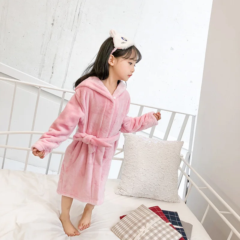 Baby Poncho Bangyeer Kids Baby Boy Girl Hooded Beach Towel Wrap - Main Image